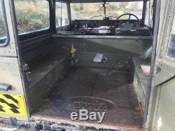 Land Rover series 3, Project, Galvanised chassis, bulkhead
