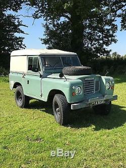 Land Rover series 3 diesel 88 Tax Exempt solid wax oiled chassis