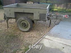 Land Rover series Sankey 3/4 ton military trailer