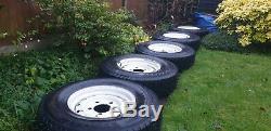 Land Rover series defender wheels and tyres x5 nokian