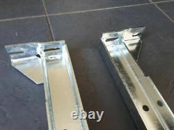 Land rover defender 110 series3 5 Door CSW sill rail and brackets galv PAIR