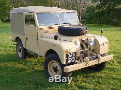 Land rover series 1 1958 88, Galvanised chassis, over drive, capstan winch