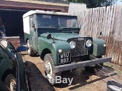 Land rover series 1 86 1956 landrover series unfinished project restoration