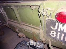 Land rover series 1 s1 80 80 inch swb rare vintage barn find1949 1950