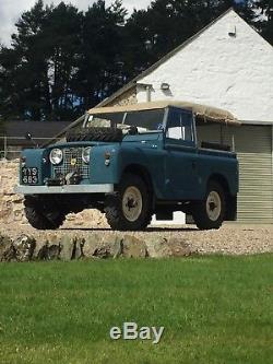 Land rover series 2 1960 with Fairey o/d and rare Turner Winch. Mint