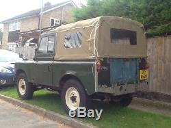 Land rover series 2a 1970 tax exempt, galvanised chassis, overdrive