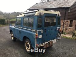 Land rover series 2a petrol county on galvanised chassis with free wheeling hubs