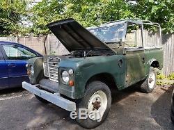 Land rover series 3 88 swb canvas roof barn find project spares repair