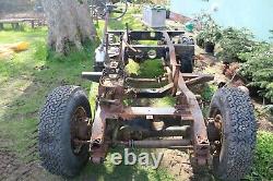 Land rover series 3 rolling chassis with logbook and vin plate