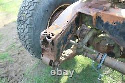 Land rover series 3 rolling chassis with logbook and vin plate