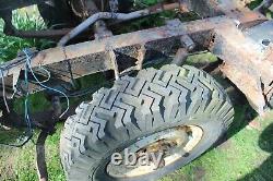 Land rover series 3 rolling chassis with logbook and vin plate