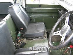 Land rover series 3, swb 21/4 engine. Hard back with windows