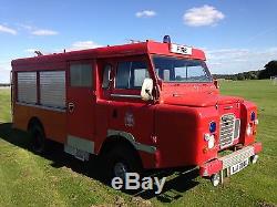 Land rover series forward control fire engine