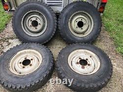 Landrover Series 1, 2, 3 & Defender Wheels X4 5.5 X 16 X 33 88432 Nrc7578