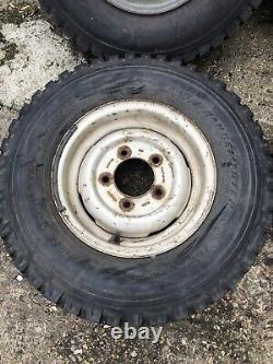 Landrover Series 1, 2, 3 & Defender Wheels X4 5.5 X 16 X 33 88432 Nrc7578