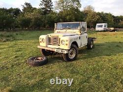 Landrover Series 3 Carawagon, plus new original unused Solihull chassis, o/d etc