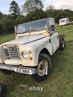 Landrover Series 3 Carawagon, plus new original unused Solihull chassis, o/d etc