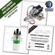 Lucas 25d Electronic Distributor Side Entry Cap Sports Coil 8mm Black Ht Leads