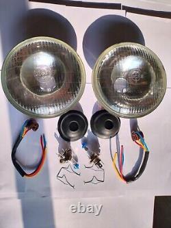 Lucas 7 Conversion LHD Headlight For 1950 Series 1 Land Rover 80 No Pilot