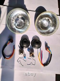 Lucas 7 Conversion LHD Headlight For 1950 Series 1 Land Rover 80 No Pilot