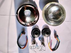 Lucas 7 Conversion LHD Headlight For 1950 Series 1 Land Rover 80 No Pilot