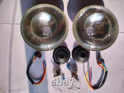 Lucas 7 Conversion LHD Headlight For 1950 Series 1 Land Rover 80 No Pilot