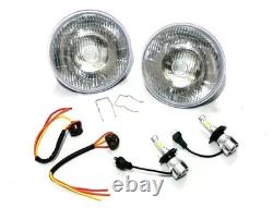 Lucas Headlamp Headlight LED Conversion Kit Fit Land Rover Series 1 2 2a 3 86 88