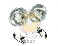 Lucas LHD Headlamp Headlight HID LED Conversion Kit Land Rover Series 1 2 2a 3