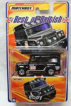 Matchbox 164 Scale 2009 Best Of British Series LAND ROVER DEFENDER 110 (BLACK)