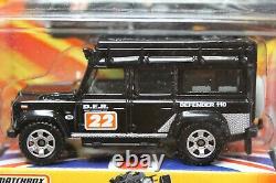 Matchbox 164 Scale 2009 Best Of British Series LAND ROVER DEFENDER 110 (BLACK)