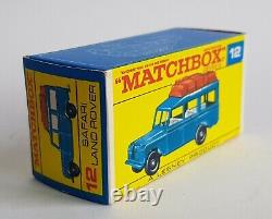 Matchbox Series 12, Safari Land Rover, In Correct Box, Superb Mint Condition