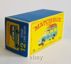 Matchbox Series 12, Safari Land Rover, In Mint E4 Box, Superb Mint Condition