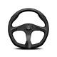 Momo Quark Steering Wheel Black/air Leather 350mm