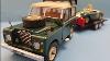 My 1 24 Scale British Race Team Land Rover Series Iii Swb And Healey Bugeye Sprite With Trailer