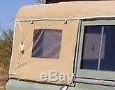 NEW 88 Series 2+3 Full Land Rover Canvas Hood With Side Windows (Black)