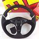 New! Genuine Momo Nero 350mm Leather Steering Wheel With Hub Kit. Land Rover