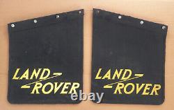 NOS Land Rover Series 88 SWB Series 1 2 2a 3 Rear Mud Flaps & Brackets GLR304