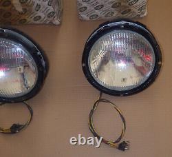 NOS Land Rover Series Military Lightweight Headlamp Headight Assembly x2 264579