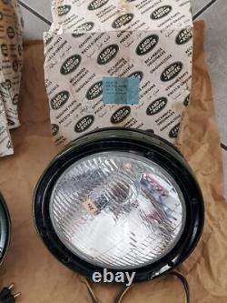 NOS Land Rover Series Military Lightweight Headlamp Headight Assembly x2 264579