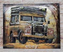 Original Land Rover Serie 2 Painting 3 Dimensional Home Office Decoration Deal
