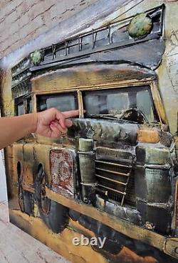 Original Land Rover Serie 2 Painting 3 Dimensional Home Office Decoration Deal
