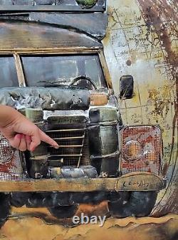 Original Land Rover Serie 2 Painting 3 Dimensional Home Office Decoration Deal