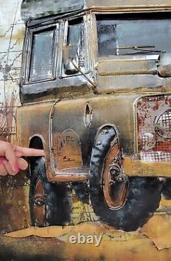Original Land Rover Serie 2 Painting 3 Dimensional Home Office Decoration Deal