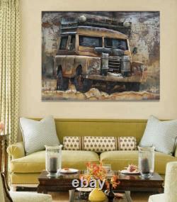 Original Land Rover Serie 2 Painting 3 Dimensional Home Office Decoration Deal
