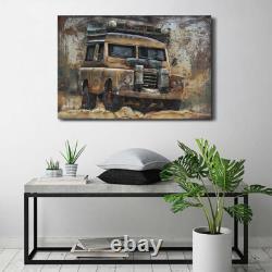 Original Land Rover Serie 2 Painting 3 Dimensional Home Office Decoration Deal