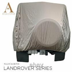 Outdoor Car Cover Fits Land Rover Series 1, 2 & 3 Short Wheel Base Bespoke