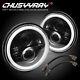 Pair 7 Inch Round Led Headlights Hi/lo Beam For Jeep Jk Land Rover Defender 90