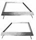 Pair Galvanised Door Tops For Land Rover Series 2/2a Models 1958-71 Unglazed