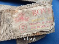Pair Of Original Genuine Land Rover Series 2 2a Seat Belts, Inc Anchorage Loops