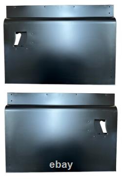 Pair RH & LH Front Door Bottoms for Land Rover Series 3 1971-1984